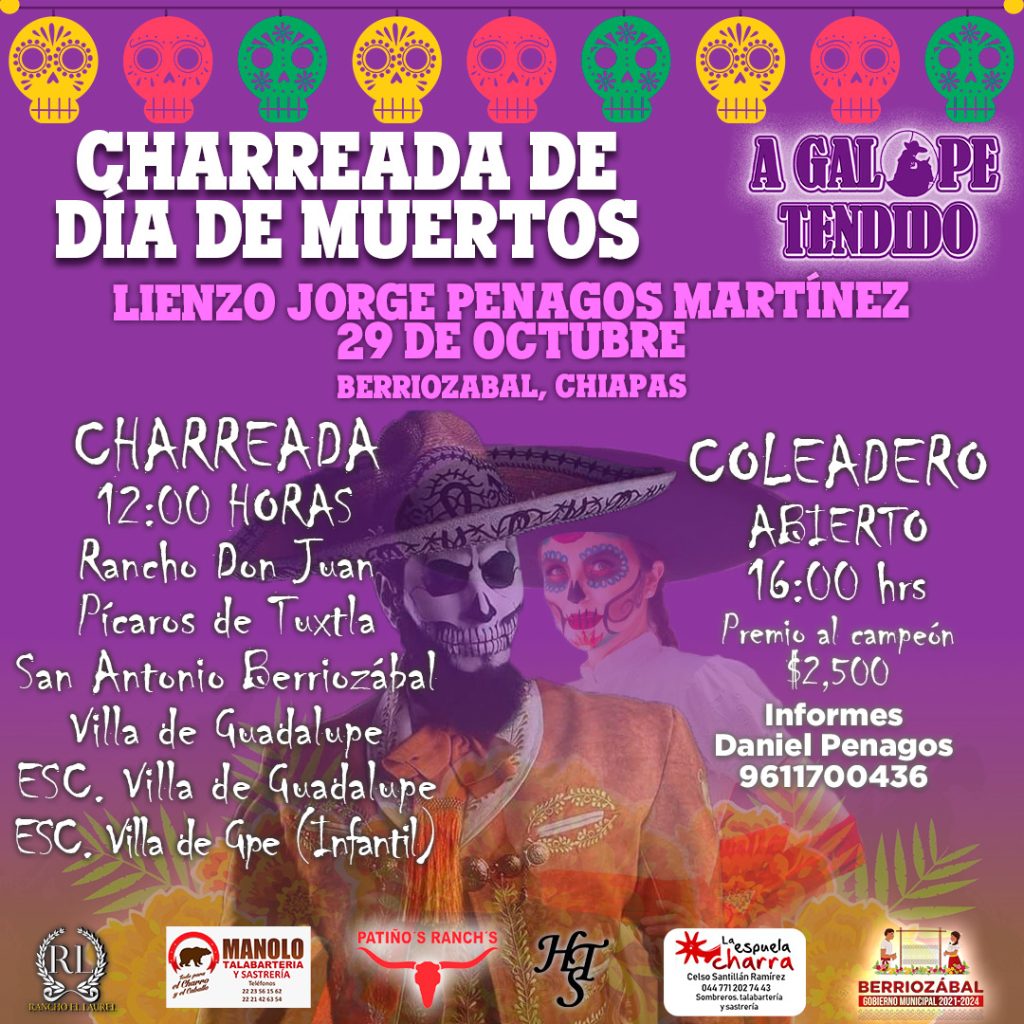 Charreada de Día de Muertos, Berriozábal