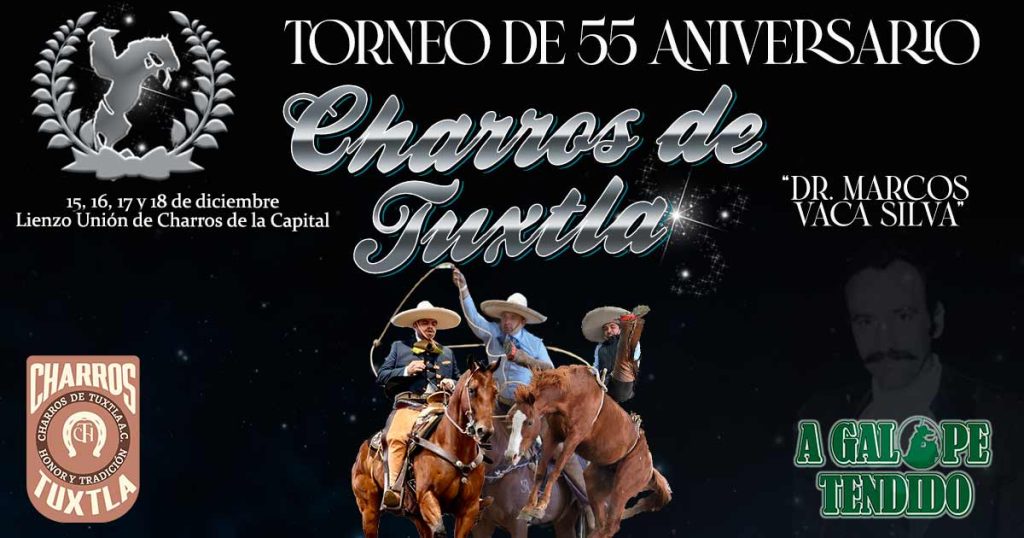 torneo de 55 aniversario charros de tuxtla