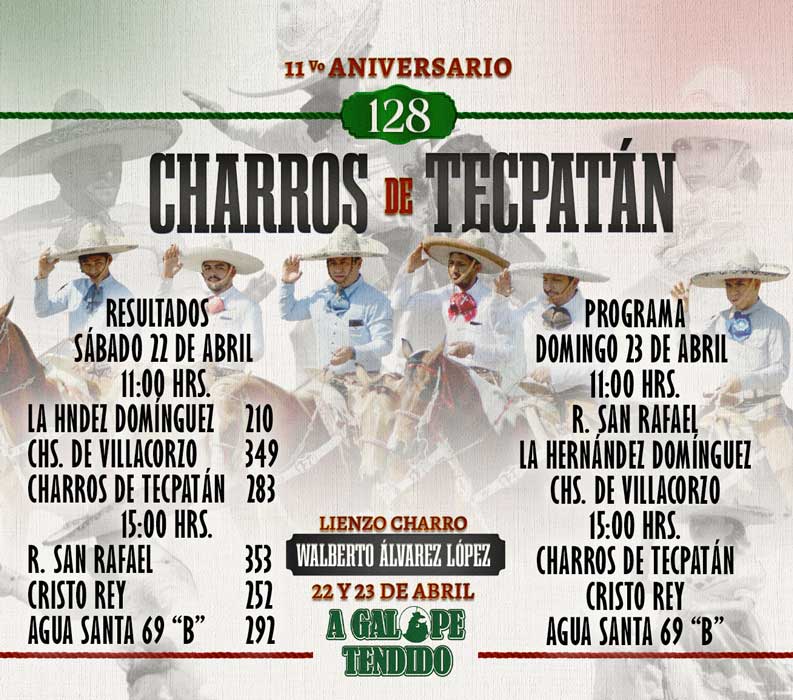 Rancho San Rafael, Torneo de Aniversario Charros de Tecpatán