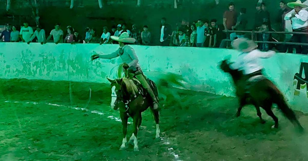 charros del edén, manganas a caballo