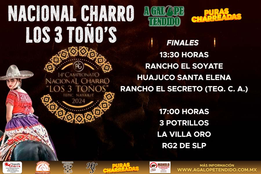 Finales del Nacional Charro de Los 3 Toños