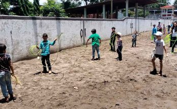 Tapachula, niños entrenamiento, charrería