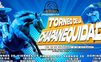 Torneo de La Chiapanequidad, Feria Chiapas 2024, charrería